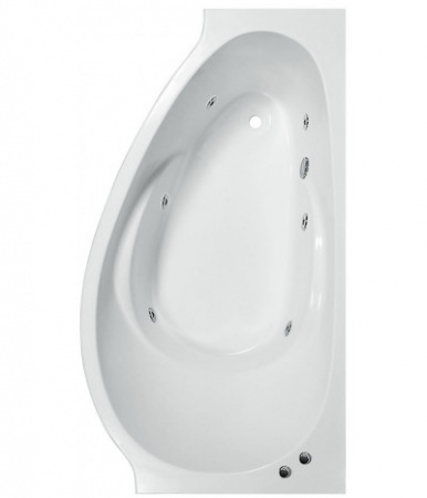 Ванна Эстет Грация 170x94 с гидромассажем (Правая)