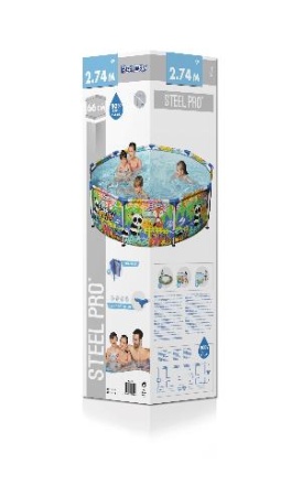 Bestway 5612F BW Каркасный бассейн Steel Pro 274х66см, 3221л Bestway 5612F BW Каркасный бассейн Steel Pro 274х66см, 3221л